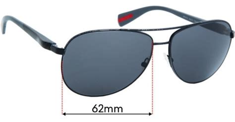 Prada SPS51O 62mm Replacement Lenses by Sunglass Fix™